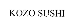 KOZO SUSHI trademark