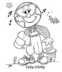TOBY GLOBY THANKS PLEASE RECYCLE SODA trademark