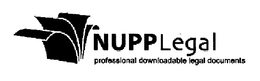 NUPP LEGAL PROFESSIONAL DOWNLOADABLE LEGAL DOCUMENTS trademark