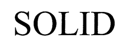 SOLID trademark