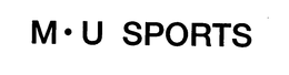 M U SPORTS trademark