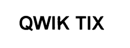 QWIK TIX trademark