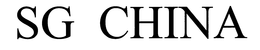 SG CHINA trademark