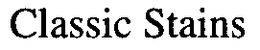 CLASSIC STAINS trademark