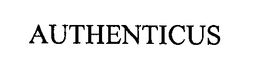 AUTHENTICUS trademark