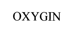 OXYGIN trademark