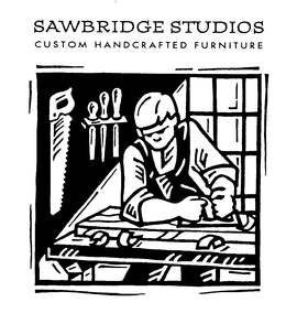 SAWBRIDGE STUDIOS CUSTOM HANDCRAFTED FURNITURE trademark