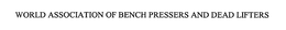 WORLD ASSOCIATION OF BENCH PRESSERS AND DEAD LIFTERS trademark