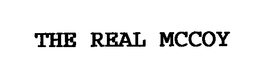 THE REAL MCCOY trademark
