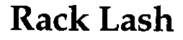 RACK LASH trademark