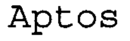 APTOS trademark