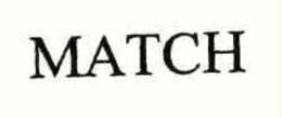MATCH trademark