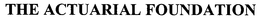 THE ACTUARIAL FOUNDATION trademark