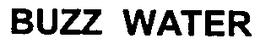 BUZZ WATER trademark