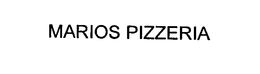 MARIOS PIZZERIA trademark