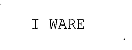 I WARE trademark