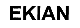 EKIAN trademark