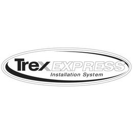 TREX EXPRESS INSTALLATION SYSTEM trademark