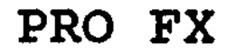PRO FX trademark