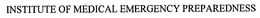 INSTITUTE OF MEDICAL EMERGENCY PREPAREDNESS trademark