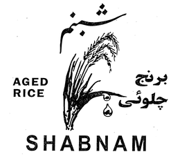 SHABNAM AGED RICE trademark