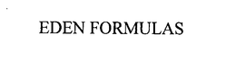 EDEN FORMULAS trademark