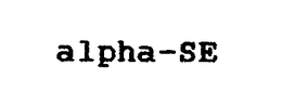 ALPHA-SE trademark