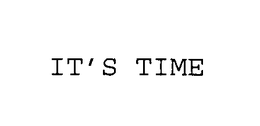 IT'S TIME trademark
