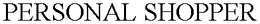 PERSONAL SHOPPER trademark