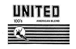 UNITED 100'S AMERICAN BLEND trademark