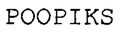 POOPIKS trademark