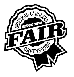CENTRAL CAROLINA FAIR GREENSBORO SINCE 1898 trademark