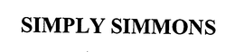 SIMPLY SIMMONS trademark