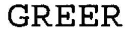 GREER trademark