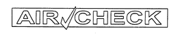 AIR CHECK trademark