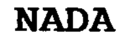 NADA trademark
