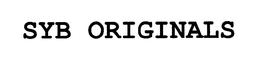 SYB ORIGINALS trademark
