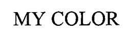 MY COLOR trademark
