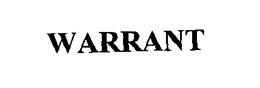 WARRANT trademark