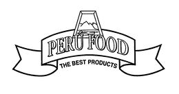PERU FOOD THE BEST PRODUCTS trademark