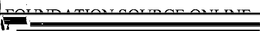 FOUNDATION SOURCE ONLINE trademark
