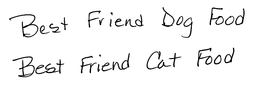 BEST FRIEND DOG FOOD BEST FRIEND CAT FOOD trademark