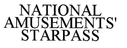 NATIONAL AMUSEMENTS' STARPASS trademark