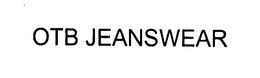 OTB JEANSWEAR trademark