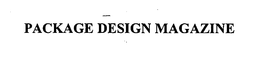 PACKAGE DESIGN MAGAZINE trademark