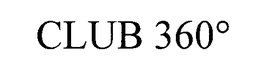 CLUB 360° trademark