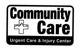 COMMUNITY CARE URGENT CARE & INJURY CENTER trademark