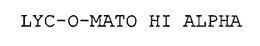 LYC-O-MATO HI ALPHA trademark