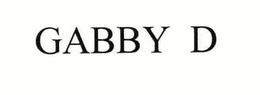 GABBY D trademark