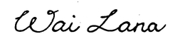 WAI LANA trademark
